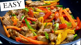 chicken stir fry sauce in 15 minutes from scratch  Christmas Recipe  how to make chicken sauce [upl. by Kartis]