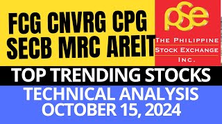 FCG  CNVRG  CPG  SECB  MRC  AREIT  PSE TECHNICAL ANALYSIS [upl. by Isabea930]