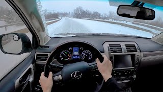 Lexus GX 460 POV Winter Drive  Cooper Discoverer AT3 4S AllTerrain Tires [upl. by Prem874]