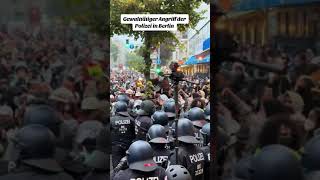 Respektlos Gewaltberei Berlin Ausnahmezustand berlin hauptstadt polizei demo viralvideo [upl. by Howarth]