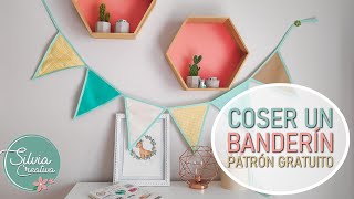 Coser banderines de tela  patrón gratuito [upl. by Notniuq]