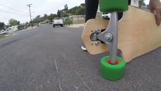 Long Distance Pushing Longboard has Pump and Freeride performance [upl. by Macfarlane]