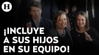 Xóchitl Gálvez integra a sus hijos Diana y Juan Pablo en su equipo de precampaña rumbo al 2024 [upl. by Brenn11]