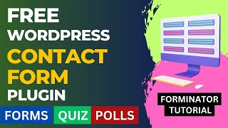 Best Free WordPress Contact Form Plugin  Forminator Plugin Tutorial  Create Forms Quiz amp Polls [upl. by Nimrac418]