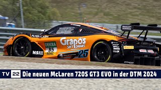 MOTOR TV22 Dörr Motorsport mit Clemens Schmid amp Ben Börr auf McLaren 720S GT3 EVO in der DTM 2024 [upl. by Anirres]