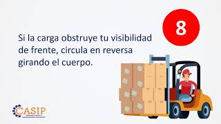 Reglas Básicas en la Operación Segura de Montacargas NOM006STPS2014 [upl. by Orlanta101]