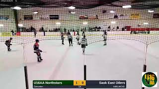 U16AA Northstars  Sask East Oilers 20241110 1st period [upl. by Holtz]