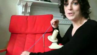 How to use a Yarn Ball Winder Lacis [upl. by Nadroj]