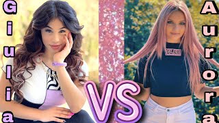 GIULIA SARA SALEMI VS AURORA BARUTO TIK TOK BATTLE❤️✨ [upl. by Bulley]