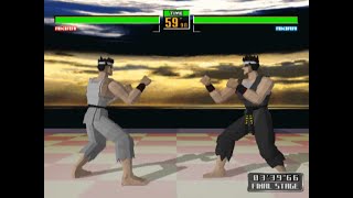 Virtua Fighter 10th Anniversary PS2 Gameplay [upl. by Alusru245]