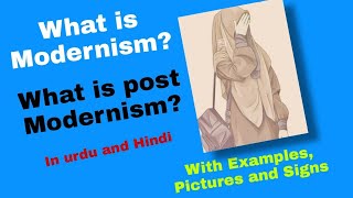 What is Modernism What is Post Modernismnist Difference between the two Urdu and hindi [upl. by Dotti]