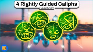 Four Rightly Guided Caliphs  IGCSEO level Islamiyat  Paper 2  WS Studio [upl. by Htehpaj268]