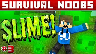 How to get Slimes to Spawn in a Swamp Biome  Minecraft Survival Noobs 3 [upl. by Htinek]