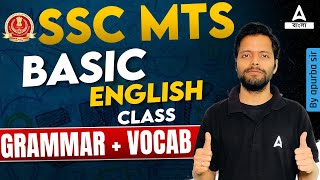 SSC MTS English In Bengali  SSC MTS GRAMMAR amp VOCAB  By Apurba Sir [upl. by Manville]