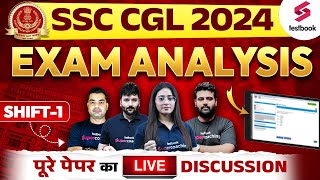 SSC CGL Analysis 2024  SSC CGL Shift 1 9 September Paper Analysis  SSC CGL Review 2024 [upl. by Noelle935]