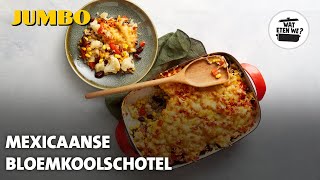 Wat eten we Mexicaanse bloemkoolschotel [upl. by Lirbij502]