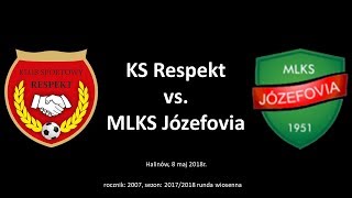 KS Respekt vs MLKS Józefovia  rocznik 2007  8052018r [upl. by Karry567]