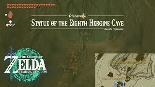 Statue of The Eighth Heroine Cave Legend of Zelda Tears of The Kingdom [upl. by Ringsmuth765]