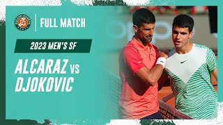 Djokovic vs Alcaraz 2023 Mens semifinal Full Match  RolandGarros [upl. by Nylinnej832]