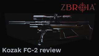 NEW PCP rifle KOZAK FC2 review UA subtitles [upl. by Mulford]