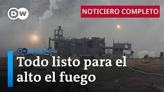 DW Noticias del 23 de noviembre Inminente alto el fuego Noticiero completo [upl. by Adnilema]