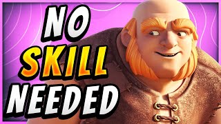 EVOLVED GIANT GRAVEYARD DELETES ALL SKILL FROM CLASH ROYALE 💀 [upl. by Tobie]