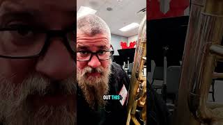 How to fix a stuck Valve instrumentrepair banddirector brass euphonium [upl. by Wolenik]