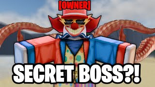 ANOTHER SECRET BOSS IN THE STRONGEST BATTLEGROUNDS UPDATE [upl. by Ahcatan]