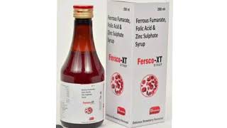 Fersco XT Syrup Ferrous Fumarate Folic Acid amp Zinc Sulphate Syrup [upl. by Atnoek]