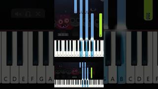 INCREDIBOX SPRUNKI HORROR PINKI THEME EASY PIANO BEGINNER TUTORIAL [upl. by Massiw153]