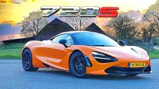 McLaren 720s 342kmh REVIEW on Autobahn NO SPEED LIMIT [upl. by Aimat220]