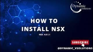 Install VMware NSX 4x [upl. by Aihsel]