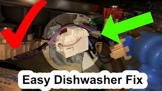 Whirlpool Dishwasher Not Draining  Easy Drain Pump Replacement [upl. by Natica]