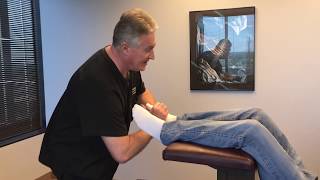 Painful Plantar FasciitisHouston Chiropractor Dr Gregory Johnson Adjusting The Feet [upl. by Annua381]