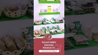 Solar Dried Banana Products  MADHUR FRUITS  World Food India 2024 [upl. by Orecic98]