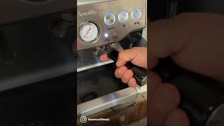 How to quotClean Mequot clean Breville Barista Express [upl. by Brander]