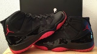 Custom Jordan 11 Review Dirty Bred [upl. by Ahsikym]