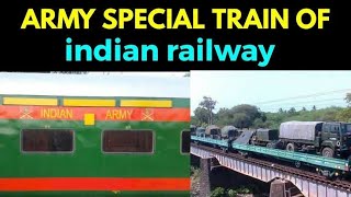 Army Special Train Of Indian Railway🛤️Army Train Indian Army Train army train indianarmy facts [upl. by Aihsotan]