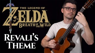 Revalis Theme Zelda Breath of the Wild  Classical Guitar Cover [upl. by Ilyak570]