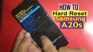 Samsung A20S Hard reset A207F HARD RESET FACTORY RESET SAMSUNG A20s SMA207F [upl. by Yma]