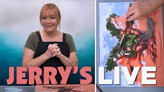 Jerrys LIVE Episode JL341 Painting a Gnarled Tree in Oils [upl. by Imorej]