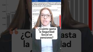 ¿Cuánto gasta la Seguridad Social en pensiones contributivas 😱 shorts [upl. by Haletta]