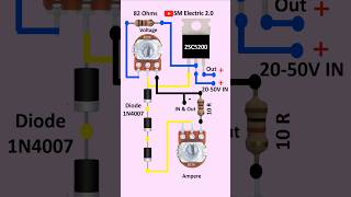 Voltage amp Ampere Regulator Circuit  shorts viral diy electronic [upl. by Amabil]