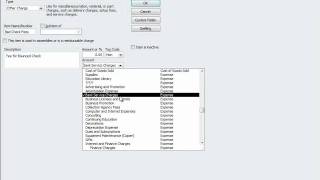 QuickBooks Training  Creating Items in QuickBooks Pro 2011  Part 2 [upl. by Nehtanhoj]