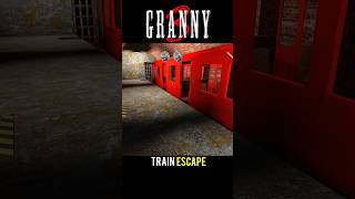 WATCH GRANNY CHAPTER 3 TRAIN ESCAPE 😱 shorts granny gaming gameplay [upl. by Ivette927]