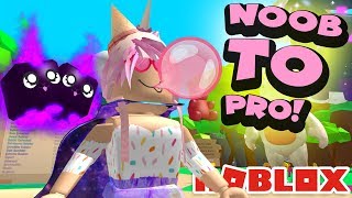 NOOB TO PRO WITH SABRINABRITE Roblox Bubble Gum Simulator [upl. by Ylenaj503]