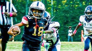 Georgia Falcons AERIAL ASSAULT🔥🔥vs Douglasville Tiger Cubs 9U Youth Football  NWGYFL [upl. by Farhsa]