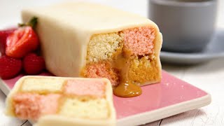 Kue Battenberg dengan Salted Caramel [upl. by Fionna]