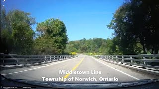 Drive from Tillsonburg Ontario to Norwich via Middletown Line Sep 2124 [upl. by Benoit]