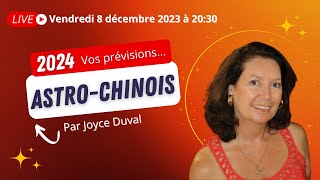 ASTROLOGIE CHINOISE 2024  de l’année du Lièvre au Dragon [upl. by Ruzich]